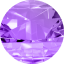 Transparente / Roxo
