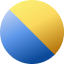 Dourado / Azul