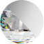 Prateado / Transparente