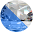 Transparente / Azul