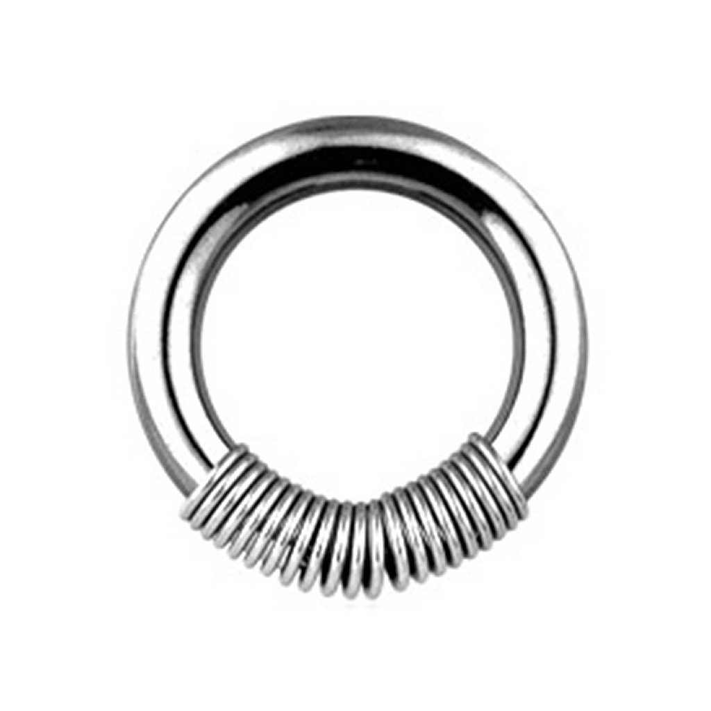 Argola fecho de rosca com bobina